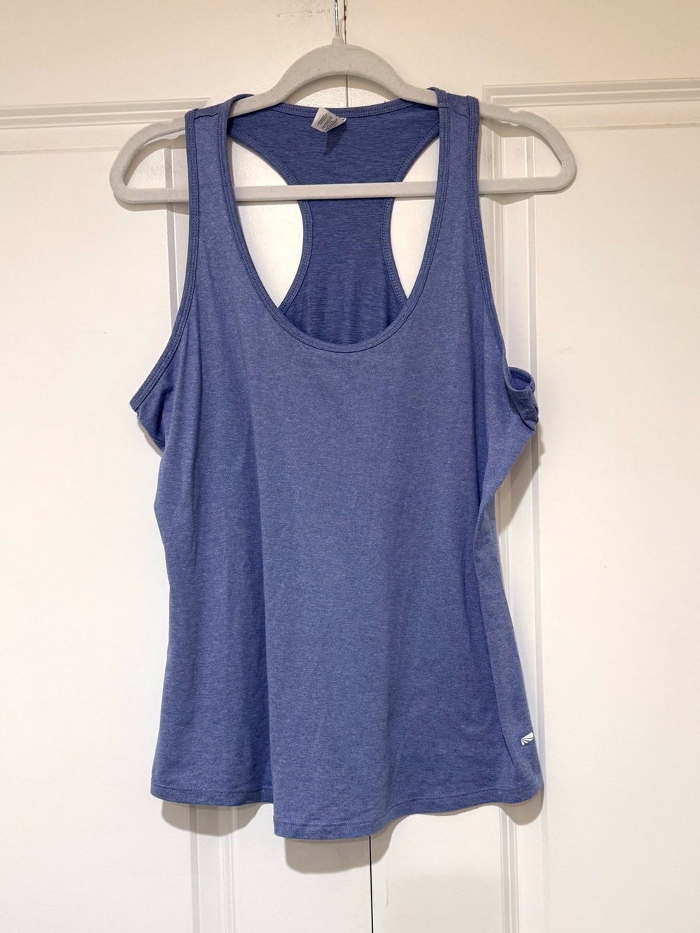 Marika Heathered Periwinkle Racerback Tank